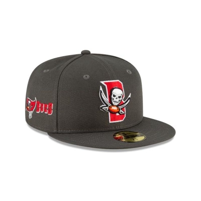 Red Tampa Bay Buccaneers Hat - New Era NFL Logo Mix 59FIFTY Fitted Caps USA5279830